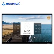 互视达（HUSHIDA）86英寸会议平板教学一体机电子白板4K大屏触摸内置摄像头麦克风 安卓+Win i7 CW-ZZGW-86