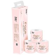 TJ013001A洁柔牌卫生纸(FACE粉有芯)140克4层(10卷装)