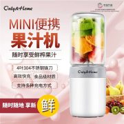 Only&Home KL-ZZJ-02 杯身高硼硅玻璃一杯多用 mini便携果汁机 白色  （单位：个）