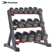 必动（BESSGYM） MS400A MS400+彩标圆头（7副装）  哑铃架  （计价单位：套）
