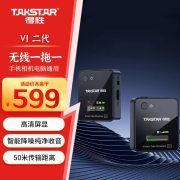 得胜（TAKSTAR） V1 100Hz-16KHz±3dB  领夹式麦克风 黑色 （计价单位：套）
