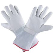 安佑全 耐低温防冻手套牛皮防寒加棉手套 KM-3006 白色长度  40cm 掌宽13.5cm(一双装)