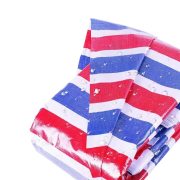 宽迈 户外彩条布应急防雨布防水布 75克双面膜彩条KM-10020 6*30米（单位：块）