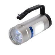 明特佳(Mintega) MTJ-BSJ7207、12W、5700K、500M、LED 电源方式（充电、电池）*电池、1250g、φ73×183mm、ExdiallCT6Gb、IP68 手持工作灯 1.00 盏/套 (计价单位：套) 银白色
