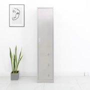 宽迈 不锈钢单门工具柜清洁柜户外教室阳台卫生储物柜 KM-6061 高1800*宽400*深400mm(单位：个）