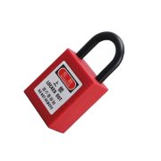 宽迈 工业挂锁不锈钢安全挂锁电工绝缘梁25mm不通开（1把装）