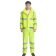 宽迈 道路救援反光雨衣雨裤套装 安全防雨服 300D牛津布/PU涂层/荧光黄套装 M码