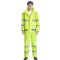 宽迈 道路救援反光雨衣雨裤套装 安全防雨服 300D牛津布/PU涂层/荧光黄套装 M码