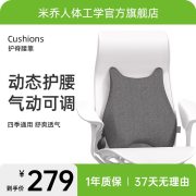 米乔减压气动舒适腰垫 H1WP-4302 北欧灰