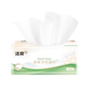 洁柔纸面巾抽取式纸面巾100抽3层6包(1*6=6包/提 6*4=24包/箱)