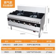 共好燃气双头矮汤炉（工程款） GHRJ-GT2
