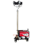 明特佳 MTJ-6201A 4*500W、IP65、续航时间≥13h、AC220V、5700K、多功能升降工作灯(计价单位：套) 黑色