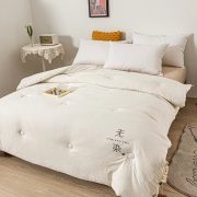自然巢 A类母婴级无染针织华夫格春秋被 180*220
