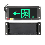 明特佳 MTJ-ZYD2000 左方向安全出口指示灯 3W、IP67、续航时间≥90min、AC220V、5700K 黑色 (单位：套)