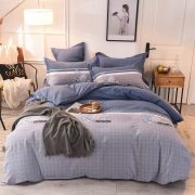 自然巢 生态磨毛四件套 1.8米/2米 被套220*240cm