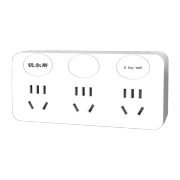 锐尔斯 RH-9130Z 一转三不带开关 瓷白色（计价单位：个）