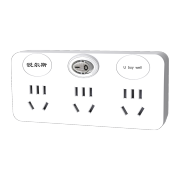 锐尔斯 RH-9131C 一转三总控开关 瓷白色（计价单位：个）