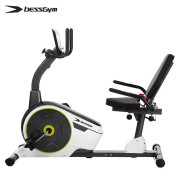 必动（BESSGYM）家用卧式健身车BG-8708R 室内动感单车自行车老年运动康复健身器