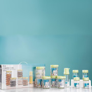赞康 可控油壶360ml*1 多功能调味品200ml*4 大储物罐1000ml*1 小储物罐600ml*4