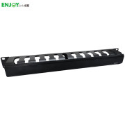 欢联 HPM2122-E 网络理线器（金属） 黑色 （单位：个）
