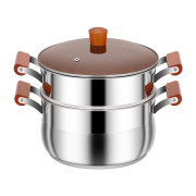 翰乐 HL-RS22不锈钢蒸汤锅-24cm