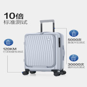爱华仕（OIWAS） 前开盖行李箱 可充电皮箱旅行密码箱OCX6641商务万向刹车轮登机箱 20英寸