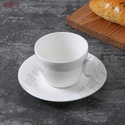 富诚行 FCH-TCKFB-XW 陶瓷欧式咖啡杯套装 创意简约咖啡杯子碟线纹1杯1碟