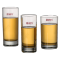 富诚行 玻璃直身水杯牛奶杯 220ml*6个