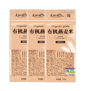 天地粮人 有机燕麦米330g*3