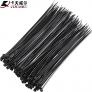 卡夫威尔 OT3038G 4.8*300mm 50支装  自锁式尼龙扎带 黑色 （计价单位：包）