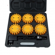 明特佳 MTJ-1330-6 0.3W、IP65、续航时间≥12h、DC3.7V、5700K、旋转磁吸警示灯(套装)(计价单位：套)橙色