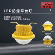 明特佳（Mintega） NFPD8502-L12 12W LED防爆平台灯 黄色(套）