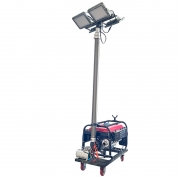 明特佳 MTJ-6201 4*100W、IP65、续航时间≥13h、AC220V、5700K、多功能升降工作灯(计价单位：套) 黑色