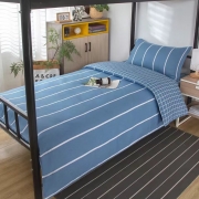 自然巢全棉三件套宿舍单人床品 四季通用（可组合被褥套装） 印花三件套 0.9-1.2米 被套150*200cm