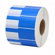 帕思米 GJC-PSM10028 P型 线缆热转印标签纸 30*45+50mm 蓝色 (150张/卷) 单位:卷