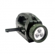 明特佳 MTJ-BSJ7211B 3W、IP66、续航时间≥10h、DC3.7V、5700K、LED手摇式巡检工作灯(计价单位：套) 黑色