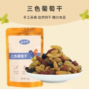 由小汐 零食装三色葡萄干120g*2