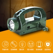 明特佳（Mintega） NBSJ7211B 3W LED手摇式巡检工作灯 黑色(套）