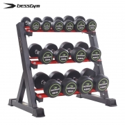 必动（BESSGYM） MS400A MS400+彩标圆头（7副装）  哑铃架  （计价单位：套）
