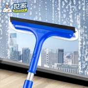 世家 清洁卫士擦窗器 擦玻璃器 家用窗刮窗户玻璃清洁器工具伸缩杆 20123 蓝色