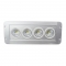 明特佳 MTJ-D1003 LED低顶灯 12W、IP65、AC220V、5700K 灰色 (计价单位：套)