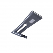 明特佳 MTJ-ZLD9704 LED道路灯 150W、IP65、AC220V、5700K 灰色 (单位：套)