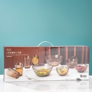 赞康 大碗1000ml*2 杯子280ml 4 碗300ml*4