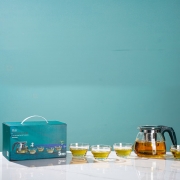 赞康 泡茶壶1000ml*1 杯子130ml*4