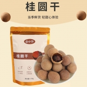 由小汐 零食装桂圆干138g*2袋