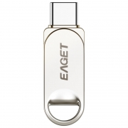 忆捷（EAGET） HT10手机U盘Type-C USB3.2双接口手机电脑多用车载旋转优盘金属 128G