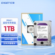忆捷（Eaget）监控摄像硬盘机械硬盘安防视频录像机监控专用5400转WD10EJRX 1TB监控硬盘