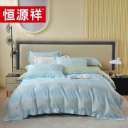 恒源祥TBK3034铂尔曼天丝四件套200*230单位：套