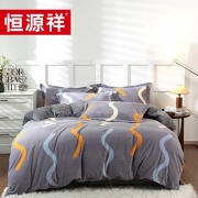 恒源祥TBK2062布兰迪贝贝绒四件套200*230cm单位：套