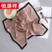恒源祥HYXSJ1003真丝方巾千鸟格53*53cm单位：条